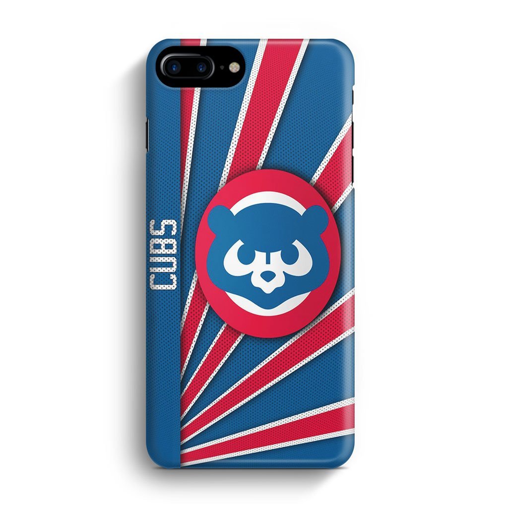Chicago Cubs MLB Carbon Logo iPhone 7 Plus / 8 Plus 3D Case