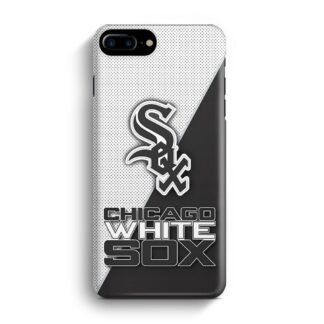 Chicago White Sox Black White Carbon Logo iPhone 7 Plus / 8 Plus 3D Case