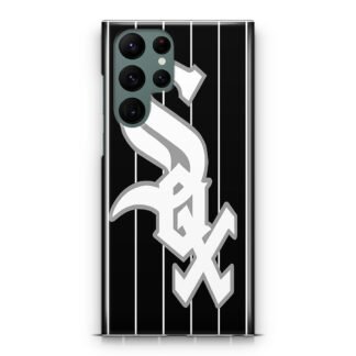 Chicago White Sox Black White Logo Samsung Galaxy S23 / S23 Plus / S23 Ultra / S23 FE 3D Case