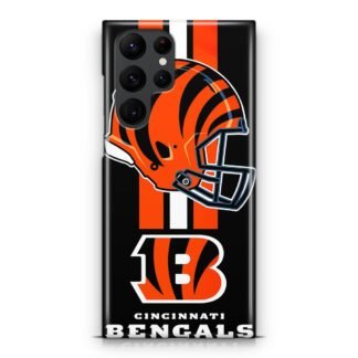 Cincinnati Bengals Helmet NFL Logo Samsung Galaxy S25 / S25 Plus / S25 Ultra 3D Case