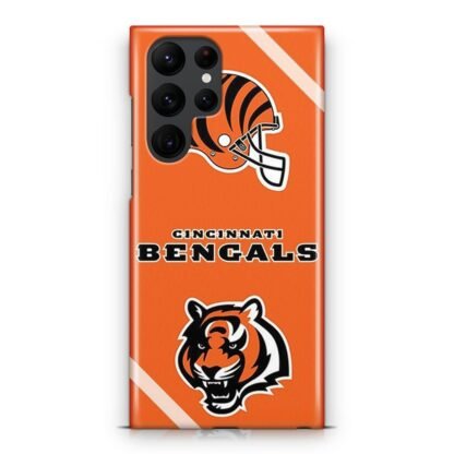 Cincinnati Bengals NFL Logo Samsung Galaxy S25 / S25 Plus / S25 Ultra 3D Case