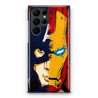 Civil War Captain America And Iron Man Samsung Galaxy S25 / S25 Plus / S25 Ultra 3D Case
