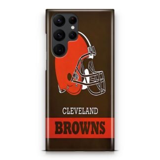 Cleveland Browns Logo Samsung Galaxy S25 / S25 Plus / S25 Ultra 3D Case