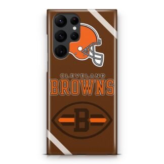 Cleveland Browns NFL Logo Samsung Galaxy S25 / S25 Plus / S25 Ultra 3D Case