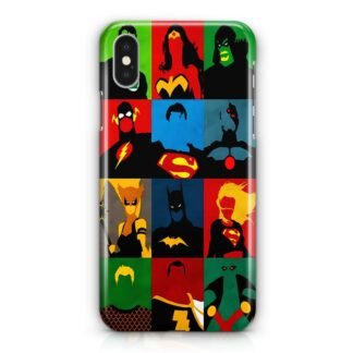 DC Justice League Hero Vector iPhone X / XR / XS / XS Max 3D Case