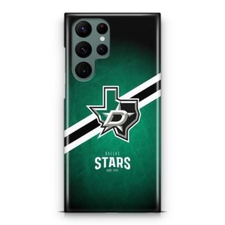 Dallas Stars Dark Green Logo Samsung Galaxy S23 / S23 Plus / S23 Ultra / S23 FE 3D Case