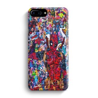 Deadpool Comic Collage iPhone 7 Plus / 8 Plus 3D Case