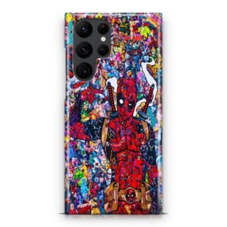 Deadpool Comic Collage Samsung Galaxy S25 / S25 Plus / S25 Ultra 3D Case