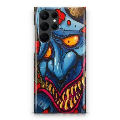Demon Monster Blue Fangs Samsung Galaxy S25 / S25 Plus / S25 Ultra 3D Case