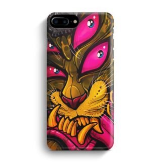 Demon Monster Four Eyes Cheetah iPhone 7 Plus / 8 Plus 3D Case