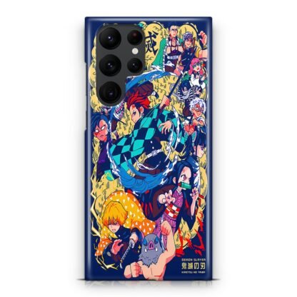 Demon Slayer Kimetsu No Yaiba Characters Cover Samsung Galaxy S25 / S25 Plus / S25 Ultra 3D Case