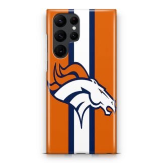 Denver Broncos Orange Stripe Logo Samsung Galaxy S25 / S25 Plus / S25 Ultra 3D Case