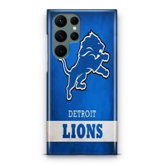 Detroit Lions Logo Samsung Galaxy S23 / S23 Plus / S23 Ultra / S23 FE 3D Case