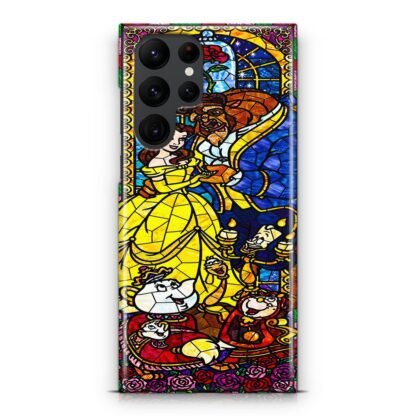 Disney Beauty And The Beast Mosaic Samsung Galaxy S25 / S25 Plus / S25 Ultra 3D Case