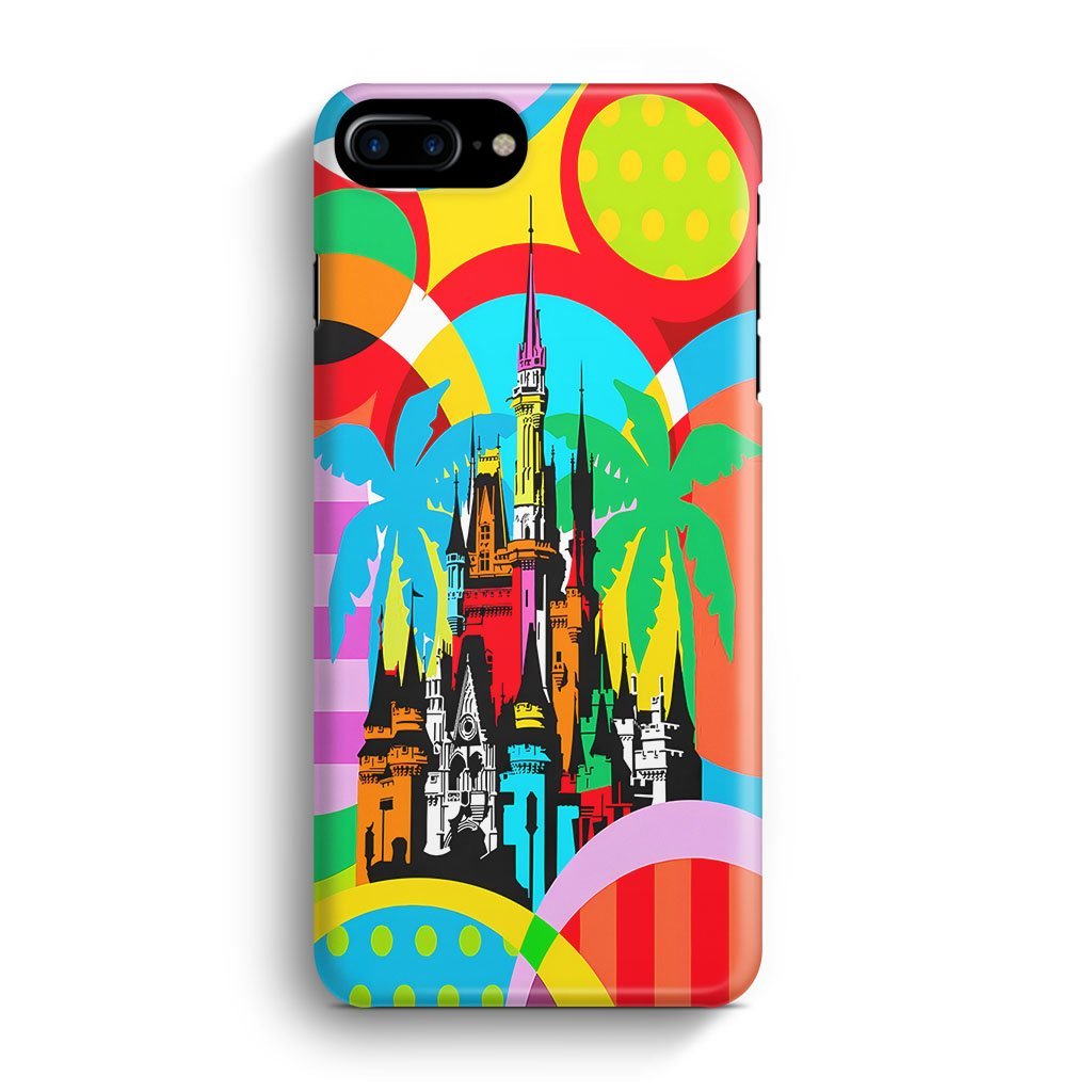 Disney Castle Colorful iPhone 7 Plus / 8 Plus 3D Case