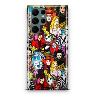 Disney Horror Character Collage Samsung Galaxy S23 / S23 Plus / S23 Ultra / S23 FE 3D Case