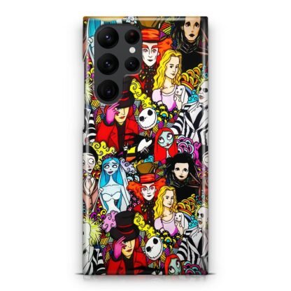 Disney Horror Character Collage Samsung Galaxy S25 / S25 Plus / S25 Ultra 3D Case