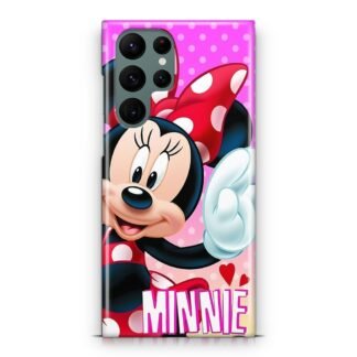 Disney Minnie Mouse Pink Red Samsung Galaxy S23 / S23 Plus / S23 Ultra / S23 FE 3D Case