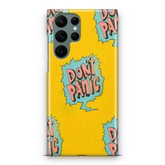 Dont Panic Pop Art Cover Samsung Galaxy S23 / S23 Plus / S23 Ultra / S23 FE 3D Case