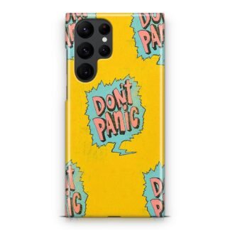 Dont Panic Pop Art Cover Samsung Galaxy S25 / S25 Plus / S25 Ultra 3D Case