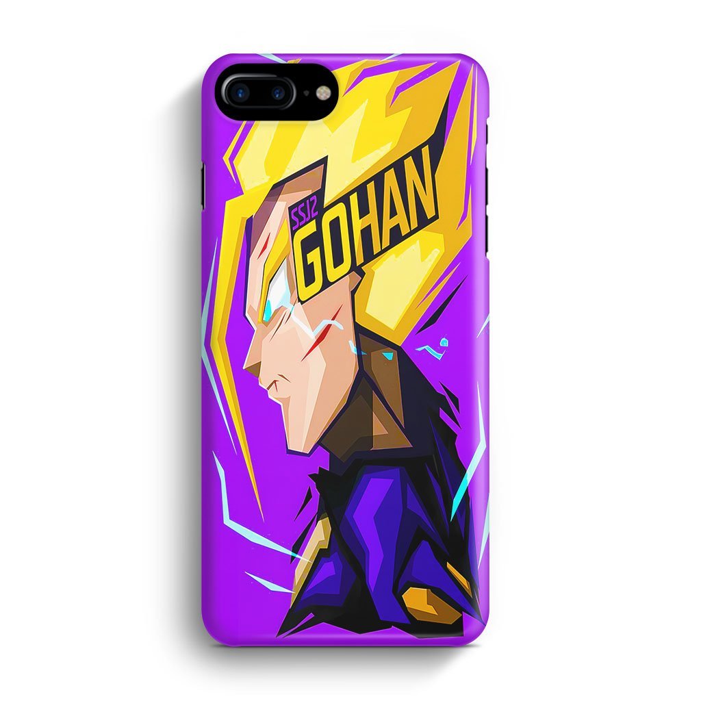 Dragon Ball Gohan SSJ2 Pop Head iPhone 7 Plus / 8 Plus 3D Case