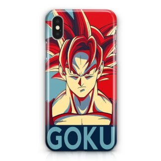 Dragon Ball Goku Blue Red iPhone X / XR / XS / XS Max 3D Case
