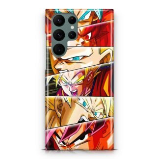 Dragon Ball Goku Super Saiyan Form Samsung Galaxy S23 / S23 Plus / S23 Ultra / S23 FE 3D Case