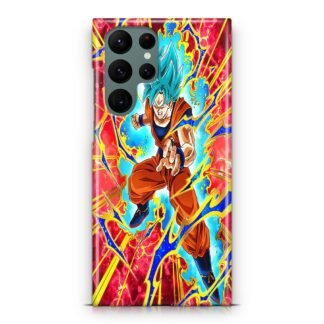 Dragon Ball Saiyan Blue Goku Samsung Galaxy S23 / S23 Plus / S23 Ultra / S23 FE 3D Case