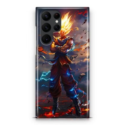 Dragon Ball Z Goku Lightning SSJ Samsung Galaxy S25 / S25 Plus / S25 Ultra 3D Case