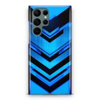Drop Down Blue Pattern Samsung Galaxy S23 / S23 Plus / S23 Ultra / S23 FE 3D Case