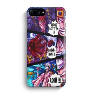 Eustass Kid Luffy Trafalgar Law Power One Piece iPhone 7 Plus / 8 Plus 3D Case