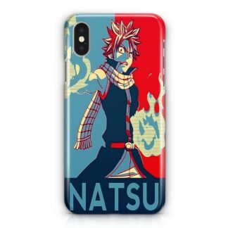Fairy Tail Natsu Blue Red iPhone X / XR / XS / XS Max 3D Case