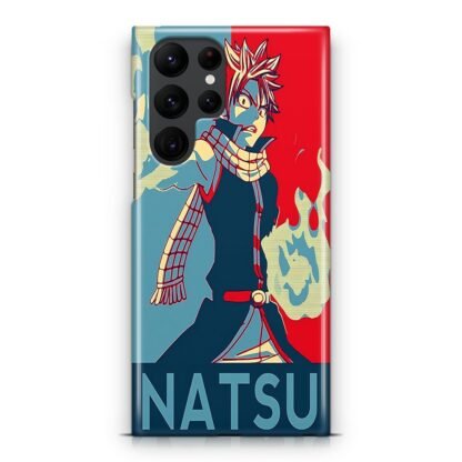 Fairy Tail Natsu Blue Red Samsung Galaxy S25 / S25 Plus / S25 Ultra 3D Case