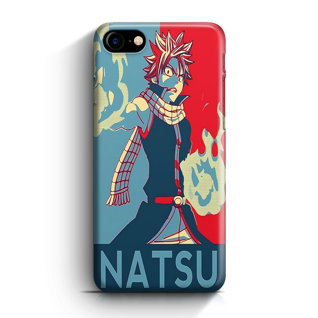 Fairy Tail Natsu Blue Red iPhone 7 / 8 / SE 2020 / SE 2022 3D Case