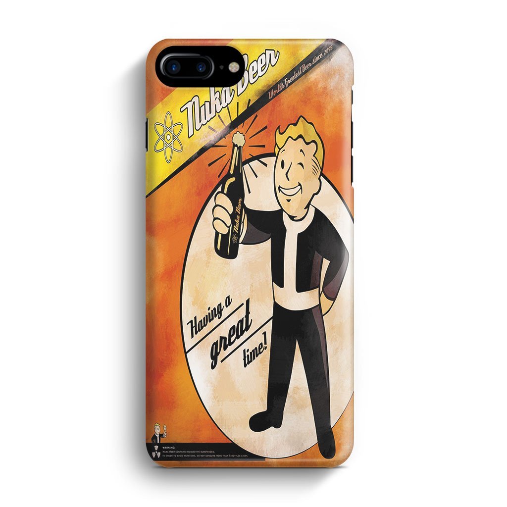 Fallout 4 Nuka Beer Poster iPhone 7 Plus / 8 Plus 3D Case
