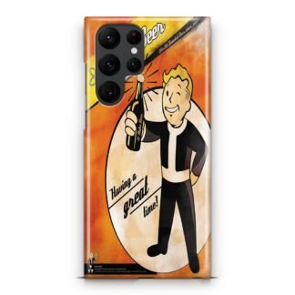 Fallout 4 Nuka Beer Poster Samsung Galaxy S25 / S25 Plus / S25 Ultra 3D Case
