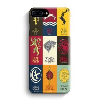 Game of Thrones All Houses Cover iPhone 7 Plus / 8 Plus 3D Case