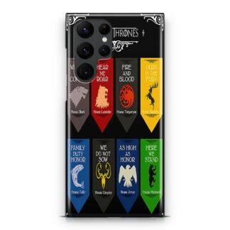 Game of Thrones All Houses Flag Samsung Galaxy S25 / S25 Plus / S25 Ultra 3D Case
