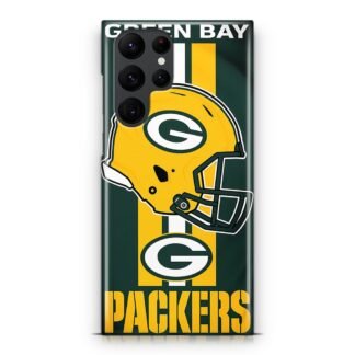 Green Bay Packers Helmet NFL Logo Samsung Galaxy S25 / S25 Plus / S25 Ultra 3D Case
