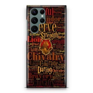 Gryffindor Quote Logo Samsung Galaxy S23 / S23 Plus / S23 Ultra / S23 FE 3D Case