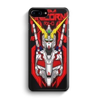 Gundam Unicorn RX-0 Red Vector iPhone 7 Plus / 8 Plus 3D Case