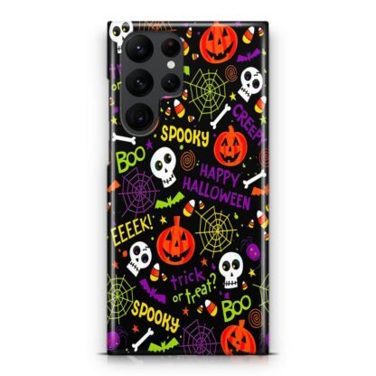 Happy Halloween Doodles Samsung Galaxy S25 / S25 Plus / S25 Ultra 3D Case