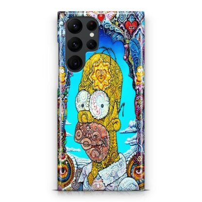 Homer Simpson Illuminati Mosaic Samsung Galaxy S25 / S25 Plus / S25 Ultra 3D Case
