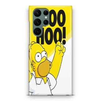 Homer Simpson Woo Hoo Samsung Galaxy S23 / S23 Plus / S23 Ultra / S23 FE 3D Case