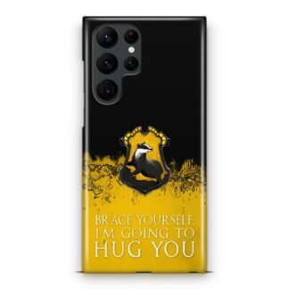 Hufflepuff Brace Yourself Samsung Galaxy S25 / S25 Plus / S25 Ultra 3D Case