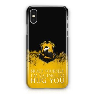 Hufflepuff Brace Yourself iPhone X / XR / XS / XS Max 3D Case