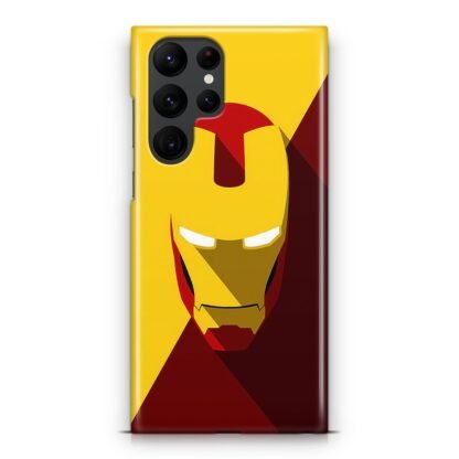 Iron Man Helmet Vector Samsung Galaxy S25 / S25 Plus / S25 Ultra 3D Case