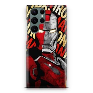 Iron Man Minimalistic Samsung Galaxy S23 / S23 Plus / S23 Ultra / S23 FE 3D Case