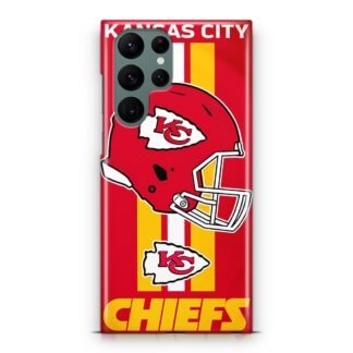 Kansas City Chiefs Helmet NFL Logo Samsung Galaxy S23 / S23 Plus / S23 Ultra / S23 FE 3D Case