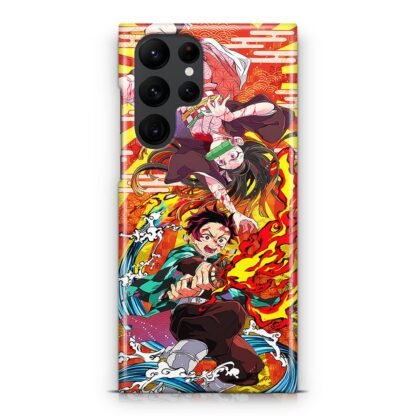 Kimetsu No Yaiba Demon Slayer Tanjiro Nezuko Samsung Galaxy S25 / S25 Plus / S25 Ultra 3D Case